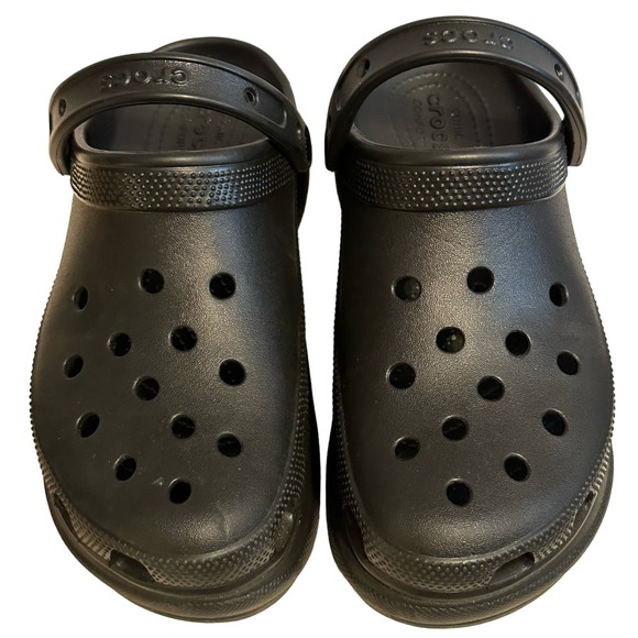 CROCS Classic Crush Platform Clogs Women’s Sz8 - Picture 3 of 10